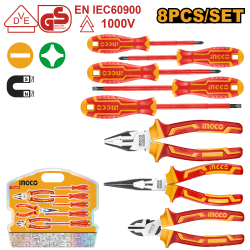 Набор диэлектрического инструмента 8 шт INGCO HKIST3081 INDUSTRIAL