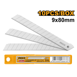 Лезвия сегментные 9x80 мм (20/400) INGCO HKNSB0901 Лезвия сегментные 9x80 мм (20/400) INGCO HKNSB0901