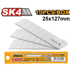Лезвия сегментные 25x127 мм (10/100) INGCO HKNSB2501 Лезвия сегментные 25x127 мм (10/100) INGCO HKNSB2501