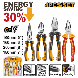 Набор плоскогубцев 4 шт. INGCO HKPS28458 INDUSTRIAL Набор плоскогубцев 4 шт. INGCO HKPS28458 INDUSTRIAL