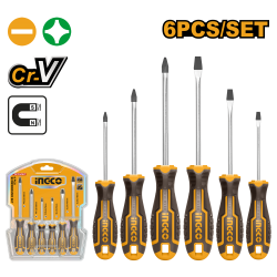 Набор отвëрток 6 шт INGCO HKSD0628 INDUSTRIAL Набор отвëрток 6 шт INGCO HKSD0628 INDUSTRIAL