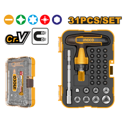 Набор бит с трещоткой 31 шт (6/36) INGCO HKSDB0318 Набор бит с трещоткой 31 шт (6/36) INGCO HKSDB0318