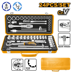 Набор головок с трещоткой 1/2 Набор головок с трещоткой 1/2