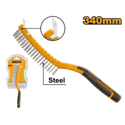 Проволочная щетка 340 мм (12/72) INGCO HKTWB3403 Проволочная щетка 340 мм (12/72) INGCO HKTWB3403