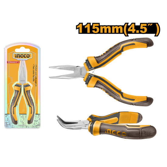 Длинногубцы изогнутые мини 115 мм INGCO HMBNP08115 Длинногубцы изогнутые мини 115 мм INGCO HMBNP08115