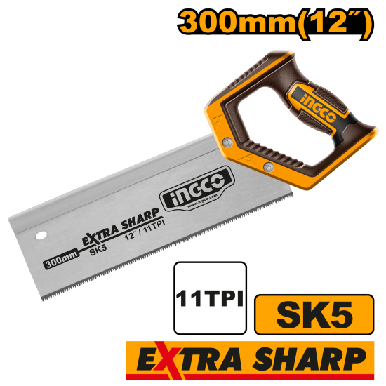 Ножовка обушковая 300 мм (6/24) INGCO HMBSB3006 Ножовка обушковая 300 мм (6/24) INGCO HMBSB3006