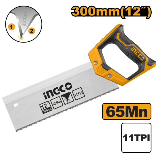 Ножовка обушковая для стусла 300 мм INGCO HMBSB3008 Ножовка обушковая для стусла 300 мм INGCO HMBSB3008