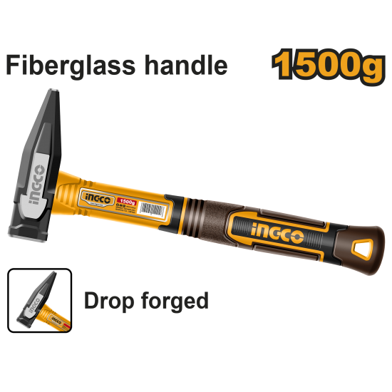 Молоток слесарный 1500 г (4/12) INGCO HMH821500