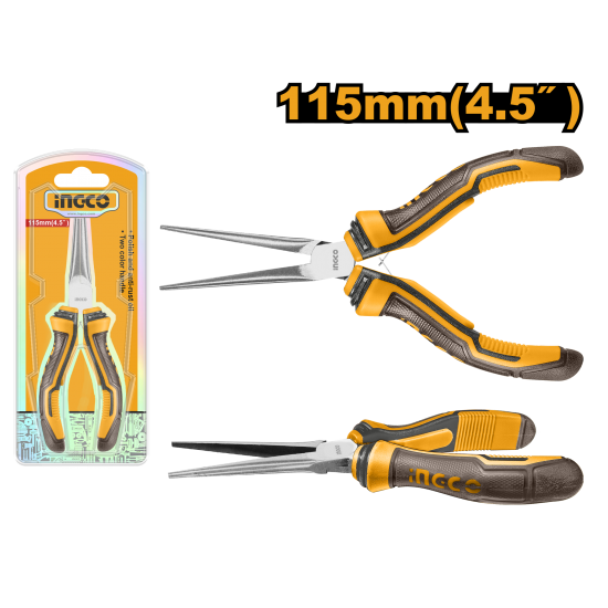 Длинногубцы мини 115 мм INGCO HMNNP08115