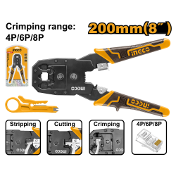 Клещи для обжима 200 мм INGCO HMPC1468P