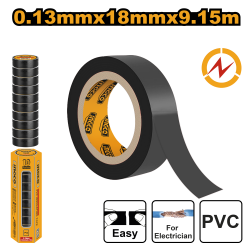 Лента изоляционная черная ПВХ (10/300) INGCO HPET1103 Лента изоляционная черная ПВХ (10/300) INGCO HPET1103