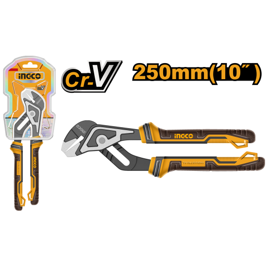 Клещи универсальные переставные 250 мм INGCO HPP28251 INDUSTRIAL Клещи универсальные переставные 250 мм INGCO HPP28251 INDUSTRIAL