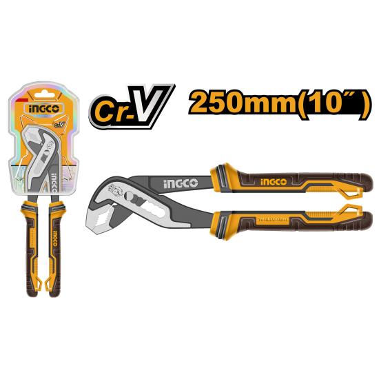 Клещи универсальные переставные 250 мм INGCO HPP28258 INDUSTRIAL Клещи универсальные переставные 250 мм INGCO HPP28258 INDUSTRIAL