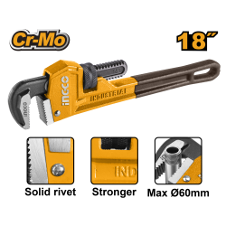 Ключ гаечный разводной 450 мм (2/10) INGCO HPW0818 Ключ гаечный разводной 450 мм (2/10) INGCO HPW0818