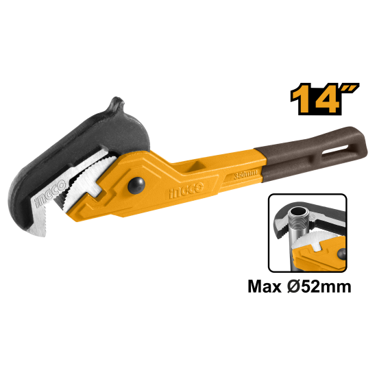 Ключ трубный быстрозажимной 18-52 мм INGCO HPW1414 INDUSTRIAL