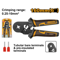 Трещоточные клещи для обжима 160 мм INGCO HRCPG05210 INDUSTRIAL
