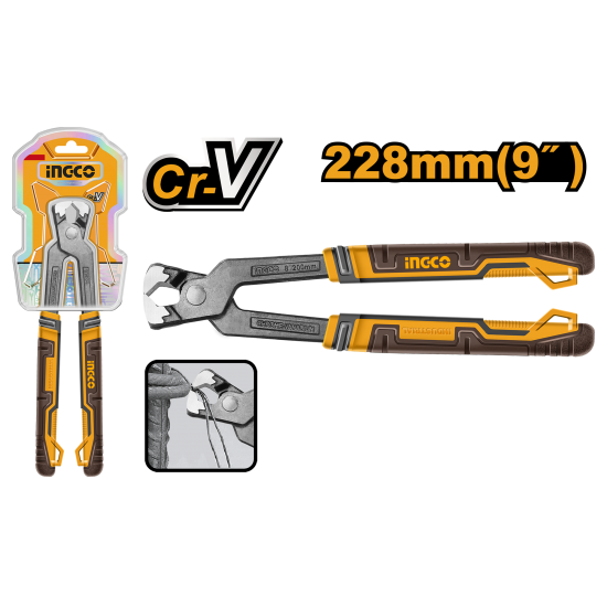 Клещи вязальные 230 мм (6/36) INGCO HRP02230 INDUSTRIAL