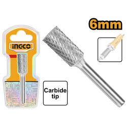 Борфреза из карбида вольфрама 6 мм (100/200) INGCO HRRC0601 INDUSTRIAL Борфреза из карбида вольфрама 6 мм (100/200) INGCO HRRC0601 INDUSTRIAL