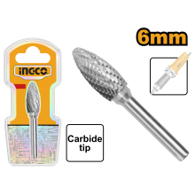 Борфреза из карбида вольфрама 6 мм (100/200) INGCO HRRC0602 INDUSTRIAL