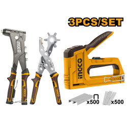 Набор крепежных инструментов 3 шт INGCO HRSG0401 INDUSTRIAL