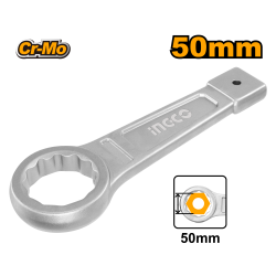 Ключ накидной ударный 50 мм INGCO HRSW050 INDUSTRIAL Ключ накидной ударный 50 мм INGCO HRSW050 INDUSTRIAL