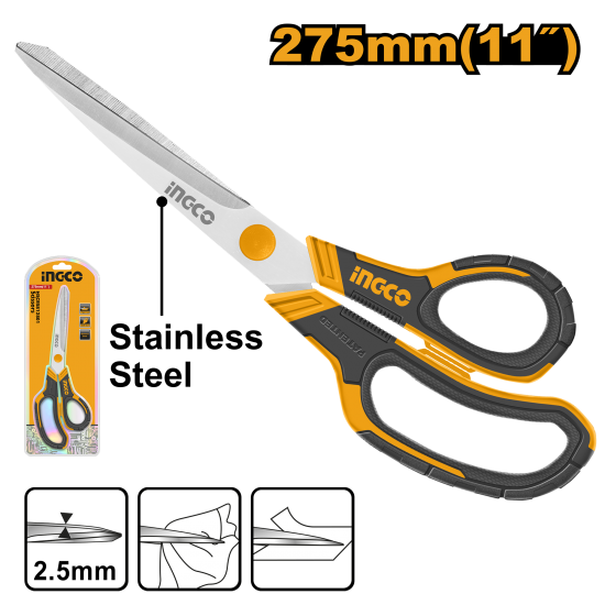 Ножницы универсальные 275 мм INGCO HSCRS812801 Ножницы универсальные 275 мм INGCO HSCRS812801