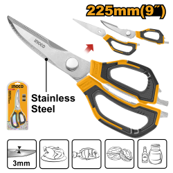 Ножницы кухонные 225 мм INGCO HSCRS822251