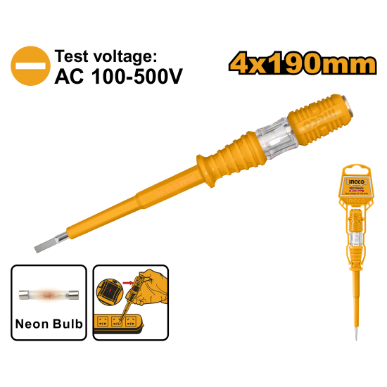 Отвертка индикатор (24/288) INGCO HSDT1908 Отвертка индикатор (24/288) INGCO HSDT1908