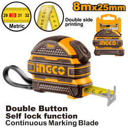 Рулетка 8 х 25 мм INGCO HSMT08825-1