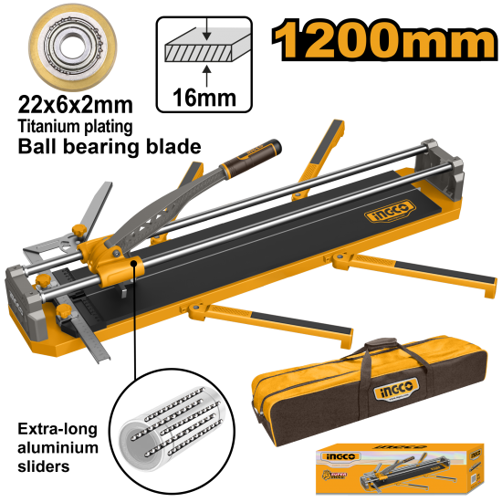 Плиткорез 1200х16 мм (2) INGCO HTC041201 INDUSTRIAL