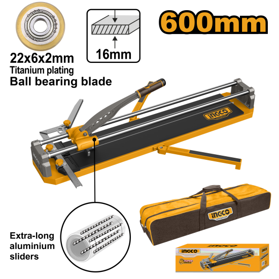Плиткорез 600х16 мм (2) INGCO HTC04602 INDUSTRIAL Плиткорез 600х16 мм (2) INGCO HTC04602 INDUSTRIAL