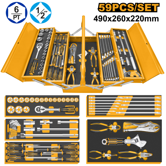 Набор ручного инструмента 108 шт HTCS151081 INDUSTRIAL
