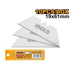 Лезвие трапециевидное 19*61 мм (20/200) INGCO HUKB61001 Лезвие трапециевидное 19*61 мм (20/200) INGCO HUKB61001