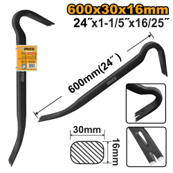 Лом-гвоздодер 600 мм (6) INGCO HWBA01242 INDUSTRIAL Лом-гвоздодер 600 мм (6) INGCO HWBA01242 INDUSTRIAL