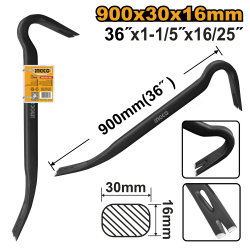 Лом-гвоздодер 900 мм (6) INGCO HWBA01362 INDUSTRIAL Лом-гвоздодер 900 мм (6) INGCO HWBA01362 INDUSTRIAL