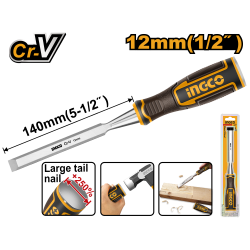 Стамеска 12 мм INGCO HWC0812 INDUSTRIAL Стамеска 12 мм INGCO HWC0812 INDUSTRIAL