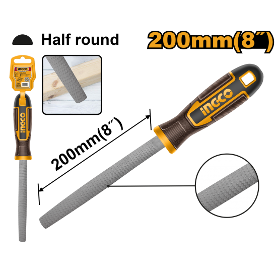 Рашпиль 200 мм INGCO HWHF088 INDUSTRIAL