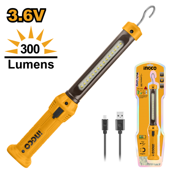 Рабочая лампа 300 Лм INGCO HWLI35261 Рабочая лампа 300 Лм INGCO HWLI35261