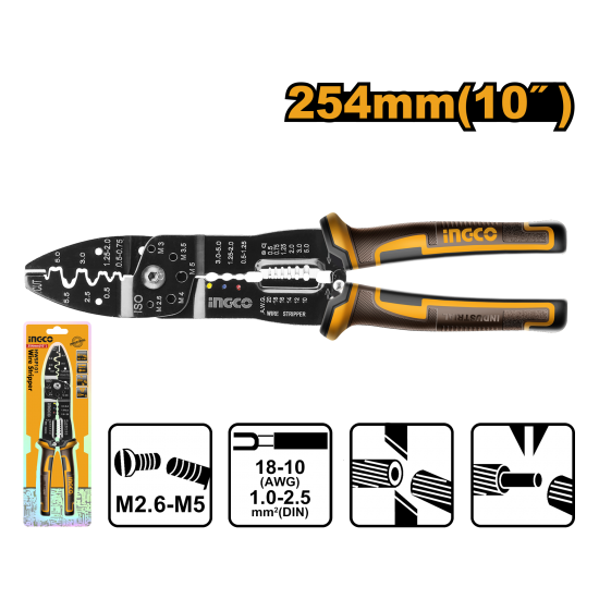 Стриппер многофункциональный 250 мм (12/72) INGCO HWSP101 INDUSTRIAL Стриппер многофункциональный 250 мм (12/72) INGCO HWSP101 INDUSTRIAL