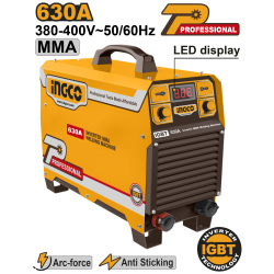 Инверторный сварочный аппарат 630 А INGCO ING-MMA6308 INDUSTRIAL Инверторный сварочный аппарат 630 А INGCO ING-MMA6308 INDUSTRIAL
