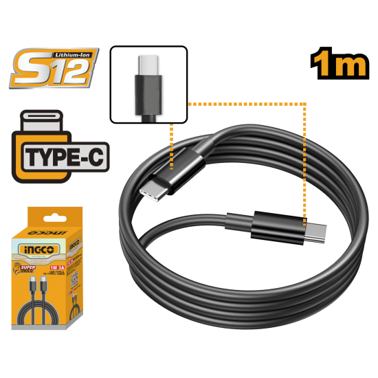 Кабель USB Type-C - Type-C INGCO IUCC02 Кабель USB Type-C - Type-C INGCO IUCC02