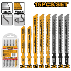 Набор пильных полотен для электролобзика (20/80) INGCO JBT1501 Набор пильных полотен для электролобзика (20/80) INGCO JBT1501