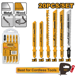 Полотна для электролобзика 20 шт (20/80) INGCO JSBT2001 Полотна для электролобзика 20 шт (20/80) INGCO JSBT2001