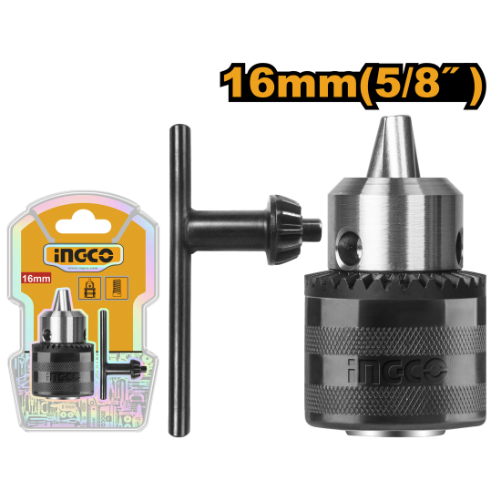 Патрон для дрели с ключом 3-16 мм INGCO KC1601 Патрон для дрели с ключом 3-16 мм INGCO KC1601