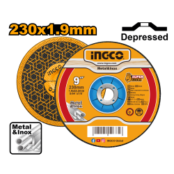 Абразивный отрезной диск по металлу 230*1.9*22.2 мм (25) INGCO MCD192302 Абразивный отрезной диск по металлу 230*1.9*22.2 мм (25) INGCO MCD192302