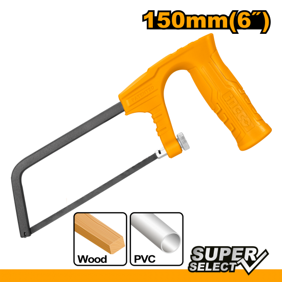 Ножовка по металлу мини 150 мм (12/96) INGCO MHHF1505