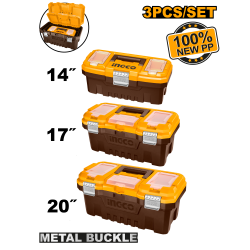 Набор пластиковый ящиков 3 шт INGCO PBXK0302 Набор пластиковый ящиков 3 шт INGCO PBXK0302