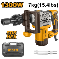 Отбойный молоток 1300 Вт 20 Дж (2) INGCO PDB130018 INDUSTRIAL Отбойный молоток 1300 Вт 20 Дж (2) INGCO PDB130018 INDUSTRIAL