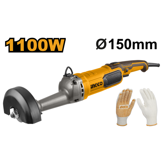 Прямошлифовальная машина 1100 Вт 150 мм INGCO SG11008 INDUSTRIAL Прямошлифовальная машина 1100 Вт 150 мм INGCO SG11008 INDUSTRIAL