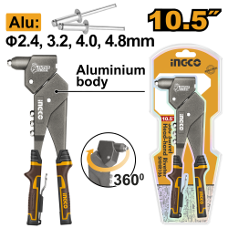 Заклепочник поворотный 360° 260 мм (6/24) INGCO SHHR106